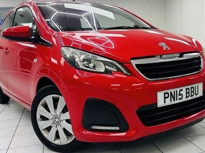 Used Peugeot 108 Active 68 HP (50 kW) 2015 Red Hatchback