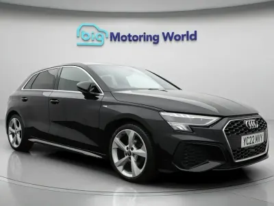 Used Audi A3 Sportback S-Line 2022 Black Hatchback