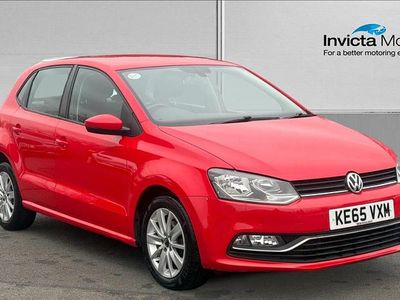 Used VW Polo SE 75 HP (55 kW) 2015 Red Hatchback