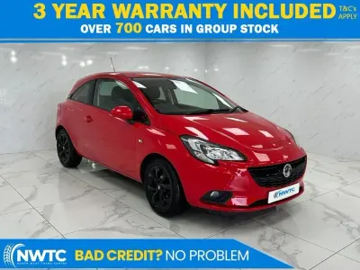 Begagnad Vauxhall Corsa 75 HK (55 kW) 2019 Röd Halvkombi