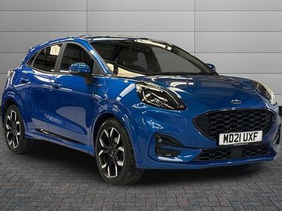Used Ford Puma ST-Line X 125 HP (91 kW) 2021 Desert island blue SUV