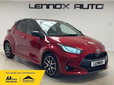 Used Toyota Yaris Hybrid 2022 Red/black Hatchback