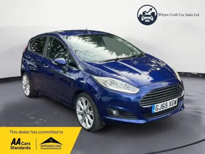 Used Ford Fiesta Titanium 2015 Blue Hatchback