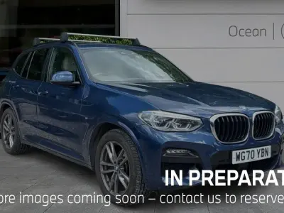 Used BMW X3 M Sport 187 HP (137 kW) 2020 Blue SUV