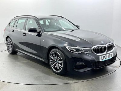 Black Used 2021 BMW 330e M Sport Estate | £24,834 (Fair price)