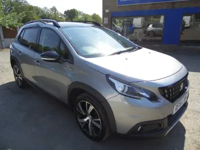 Used Peugeot 2008 GT-line 82 HP (60 kW) 2018 Grey SUV