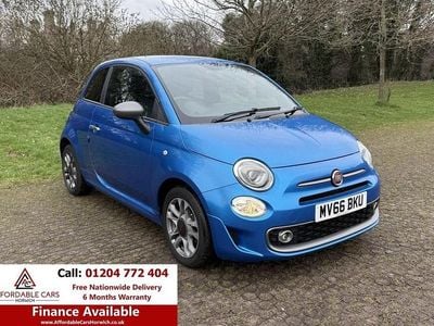Used Fiat 500 S 69 HP (50 kW) 2016 Blue Hatchback