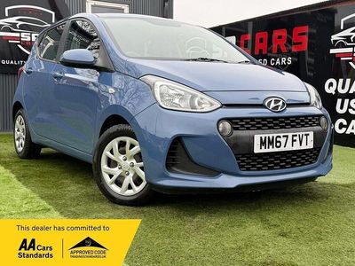 Used Hyundai i10 SE 66 HP (48 kW) 2018 Blue Hatchback