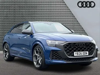New Audi RS Q8 Design 631 HP (464 kW) 2026 Blue SUV