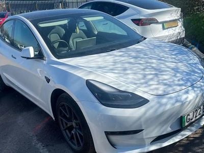 Used Tesla Model 3 Long Range AWD 366 kW (498 HP) 2022 White Sedan