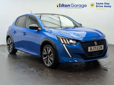 Used Peugeot e-208 GTi 100 kW (136 HP) 2021 Blue Hatchback