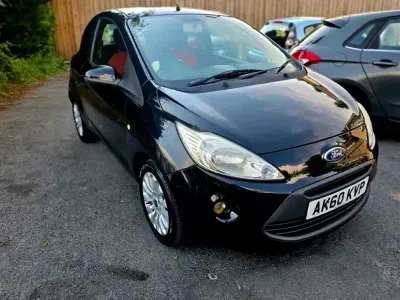 Used Ford Ka Zetec 69 HP (50 kW) 2010 Black Hatchback