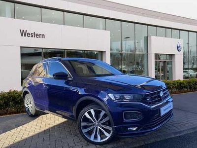 Blue Used 2020 VW T-Roc R-line SUV | £18,690 (Fair price)