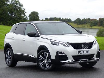 White Used 2017 Peugeot 3008 GT-line Hatchback | £14,499 (Fair price)