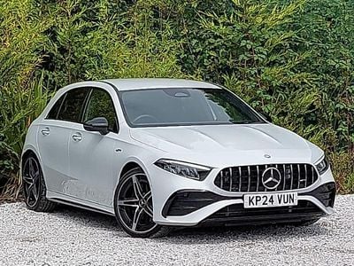 White Used 2024 Mercedes A35 AMG Premium Hatchback | £33,998 (A bit pricey)
