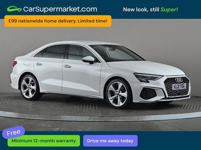 Used Audi A3 S-Line 2021 White Sedan