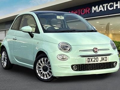 Green Used 2020 Fiat 500 Lounge Hatchback | £8,580 (Good price)