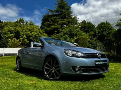 Used VW Golf Cabriolet GT 140 HP (102 kW) 2013 Blue Cabriolet