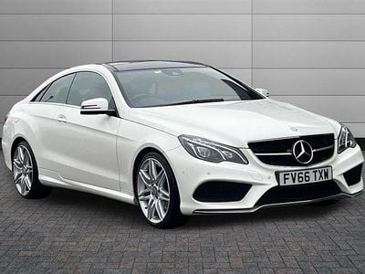 Diamond white Used 2017 Mercedes E350 AMG line Coupe | £15,950 (Good price)