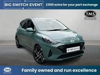 New Hyundai i10 Premium 79 HP (58 kW) 2025 Green Hatchback