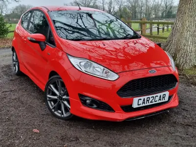 Used Ford Fiesta ST-Line 125 HP (91 kW) 2017 Red Hatchback