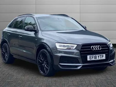 Used Audi Q3 Black Edition 150 HP (110 kW) 2018 Grey SUV