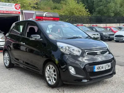 Used Kia Picanto 84 HP (61 kW) 2014 Black Hatchback