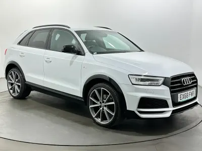 Used Audi Q3 Black Edition 150 HP (110 kW) 2018 White SUV