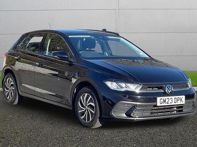 Black Used 2023 VW Polo Life Hatchback | £16,295 (Fair price)