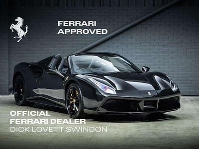 Black Used 2018 Ferrari 488 Cabriolet | £182,490 (Expensive)