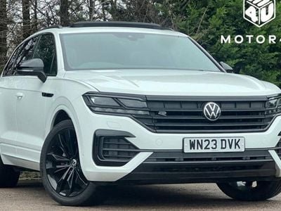 White Used 2022 VW Touareg Black Edition SUV | £36,990 (Good price)