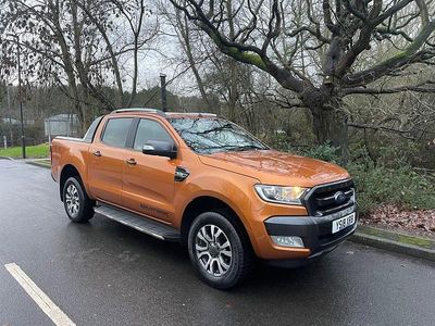 Orange Used 2018 Ford Ranger Wildtrack Pickup | £13,999 (Fair price)