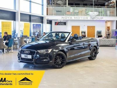 Black Used 2014 Audi A3 Cabriolet S-Line Cabriolet | £6,549 (Fair price)