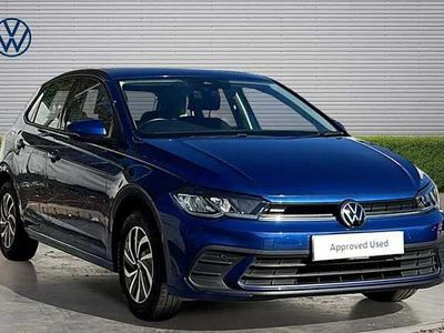 Used VW Polo Life 95 HP (69 kW) 2023 Blue Hatchback