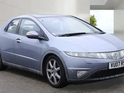 Used Honda Civic EX 2007 Blue Hatchback