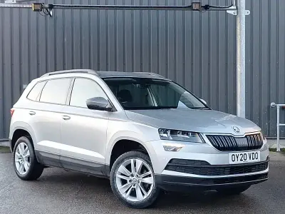 Used Skoda Karoq SE Technology 116 HP (85 kW) 2020 Silver SUV