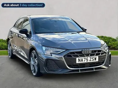 Used Audi A3 Black Edition 147 HP (108 kW) 2025 Grey Hatchback