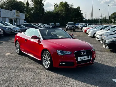 Usado Audi A5 Cabriolet S-Line 2014 Vermelho Cabrios