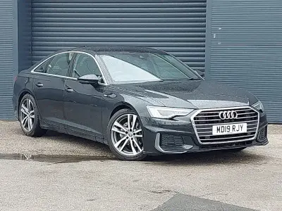Begagnad Audi A6 S-Line 204 HK (150 kW) 2019 Grå Sedan