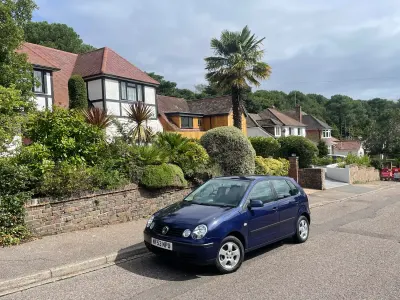 Used VW Polo SE 75 HP (55 kW) 2003 Blue Hatchback