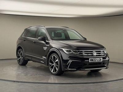 Used VW Tiguan R-line 150 HP (110 kW) 2022 Deep black pearlescent/deep black pearlescent SUV