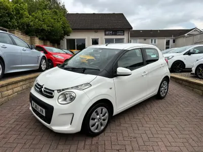 Used Citroën C1 Feel 68 HP (50 kW) 2016 White Hatchback