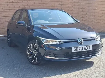 Used VW Golf VIII Style 130 HP (95 kW) 2021 Black Hatchback