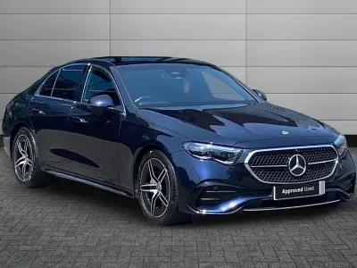 Used Mercedes E200 AMG Line Premium 223 HP (164 kW) 2025 Nautic blue Sedan