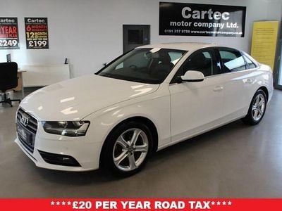 White Used 2014 Audi A4 Comfort Sedan | £7,289 (Fair price)