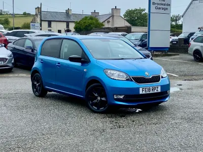 Used Skoda Citigo Colour Edition 60 HP (44 kW) 2018 Blue Hatchback