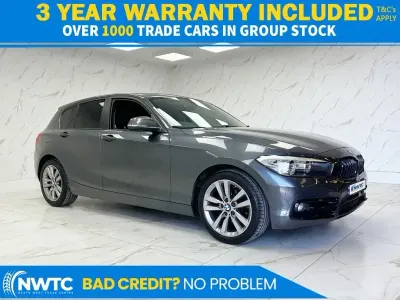 Used BMW 116 Sport Line 116 HP (85 kW) 2019 Grey Hatchback