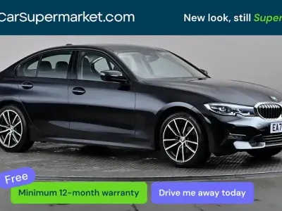 Begagnad BMW 320 Sport Line 184 HK (135 kW) 2020 Svart Sedan