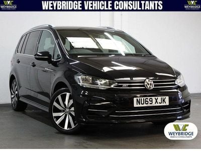Used VW Touran R-line 150 HP (110 kW) 2019 Black MPV