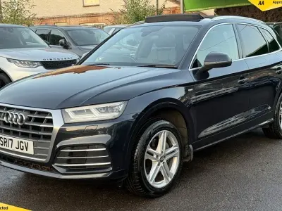 Used Audi Q5 S-Line 190 HP (139 kW) 2017 Blue SUV